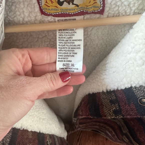 Cinch® Men's Multicolored Aztec Printed Trucker Jacket MWJ1511006 Size XL - Picture 7 of 7